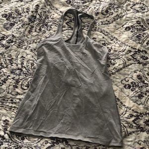 Lululemon grey racer back tank top
